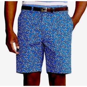 Ralph Lauren Polo Mens Size 30 Blue Floral Classic Fit Golf Shorts NEW!